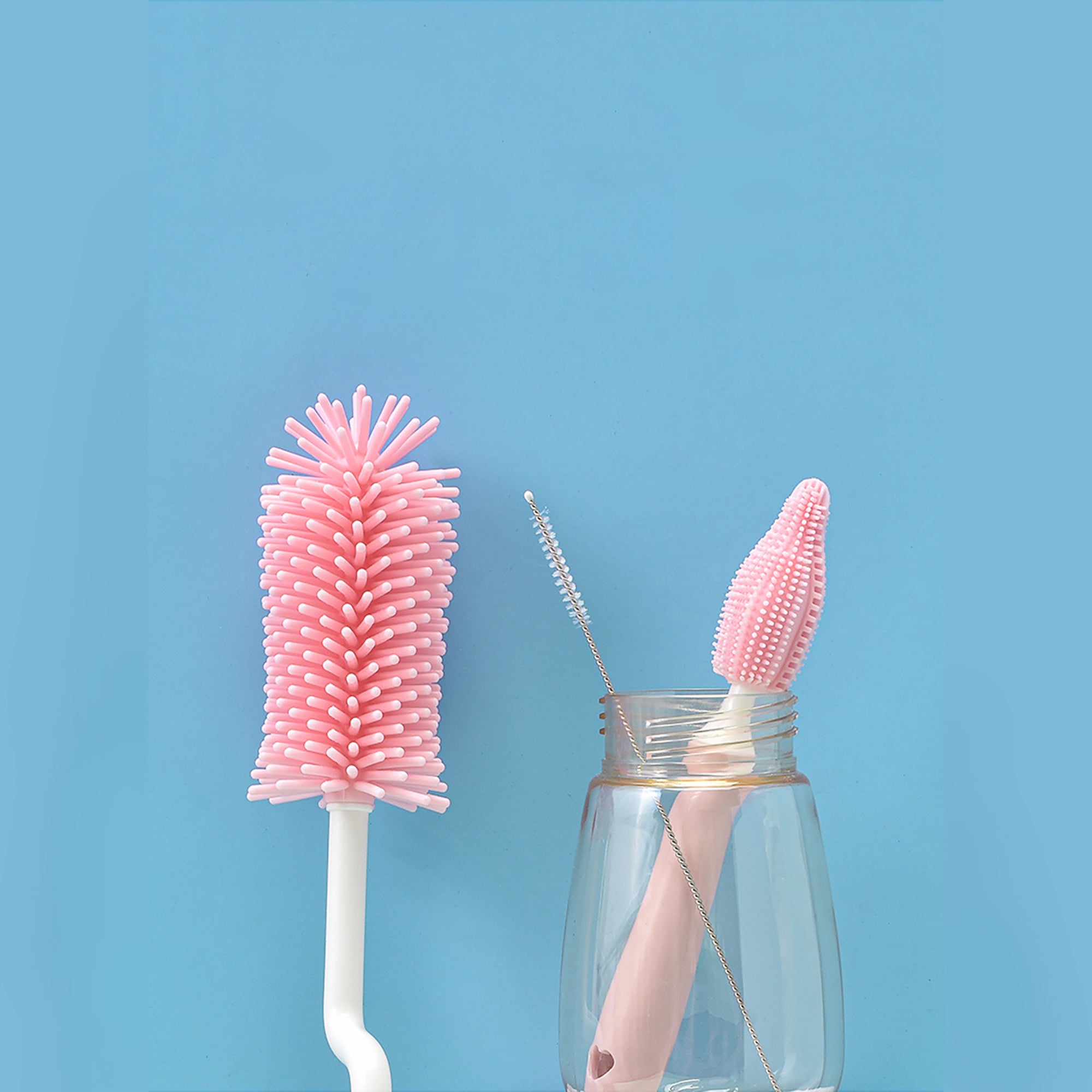 Silicone Bottle Brush Set