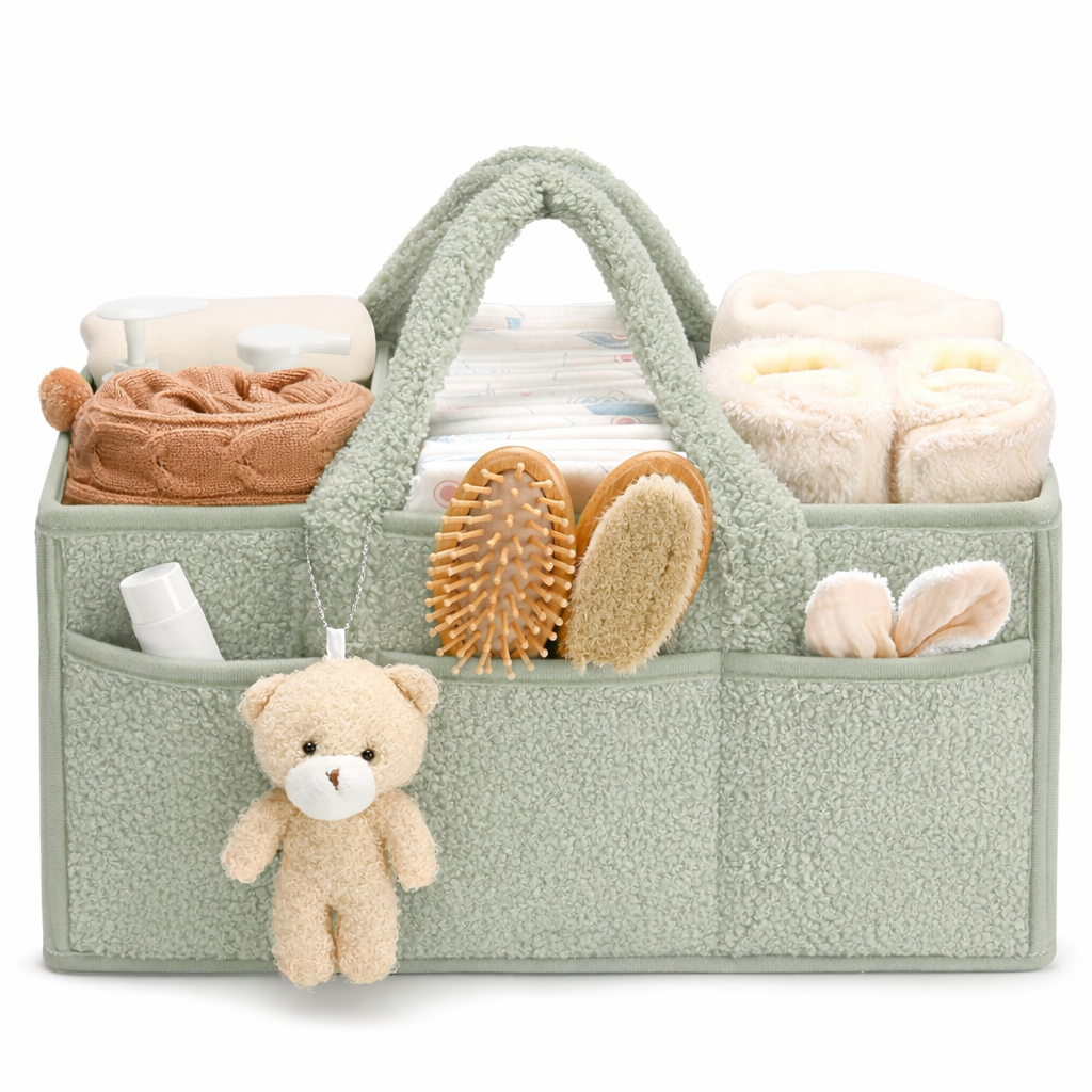 Diaper Storage Caddy - Grab and Go Diaper Station